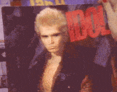 Morphing Billy Idol GIF - Morphing Billy Idol Hot In The City Song GIFs