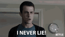 I Never Lie Clay Jensen GIF - I Never Lie Clay Jensen Dylan Minnette GIFs