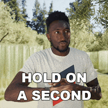 Hold On A Second Marques Brownlee GIF - Hold On A Second Marques Brownlee Wait A Minute GIFs