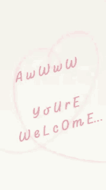 Aww Youre Welcome GIF - Aww Youre Welcome Heart GIFs