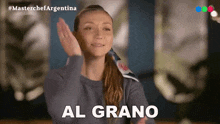 Al Grano Maria Sol GIF - Al Grano Maria Sol Masterchef Argentina GIFs