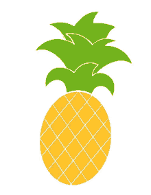 pineapple yellow green drawing woohoo