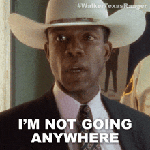 Im Not Going Anywhere James Trivette GIF - Im Not Going Anywhere James Trivette Walker Texas Ranger GIFs
