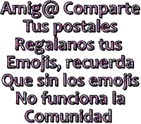 a spanish text that says amigo comparte tus postales
