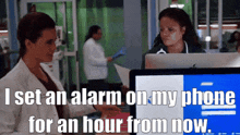 Chicago Med Natalie Manning GIF - Chicago Med Natalie Manning I Set An Alarm On My Phone For An Hour From Now GIFs