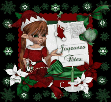 Noe L Joyeuses Fêtes Merry Christmas GIF - Noe L Joyeuses Fêtes Merry Christmas Seasons Greetings GIFs