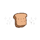 a cartoon drawing of a slice of bread with the words new subscriber below it