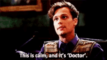 Matthew Gubler This Is Calm Its A Doctor GIF - Matthew Gubler This Is Calm Its A Doctor GIFs