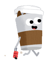 Traveling Coffee Mug Coffee To Go Sticker - Traveling Coffee Mug Coffee To Go Lattee To Go Stickers