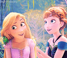 Rapunzel Anna GIF - Rapunzel Anna Frozen GIFs