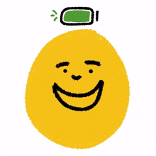 emoji expression battery energetic happy