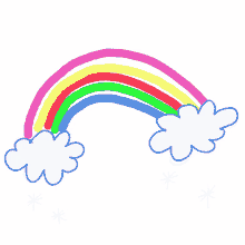 rainbow omar janaan cute unicorn cloud