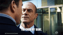 You Know My Name Elliot Stabler GIF - You Know My Name Elliot Stabler Christopher Meloni GIFs