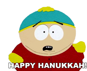 Happy Hanukkah Eric Cartman Sticker - Happy Hanukkah Eric Cartman South Park Stickers