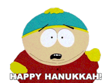 Happy Hanukkah Eric Cartman Sticker - Happy Hanukkah Eric Cartman South Park Stickers