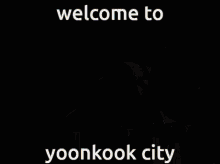 Welcome To Yoonkook City Yoonkook GIF - Welcome To Yoonkook City Yoonkook Bts GIFs