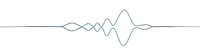 a blue and green line that looks like a waveform