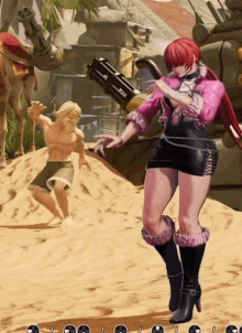 shermie idle animation kof king of fighters xv kof xv