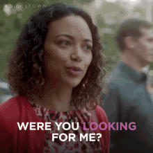 Were You Looking For Me Iris GIF - Were You Looking For Me Iris Diggstown GIFs