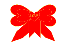 Love Bow Sticker - Love Bow Ribbon Stickers