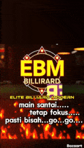 ebm billiard elite billiard modern main santai