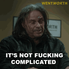 Its Not Fucking Complicated Ray Houser GIF - Its Not Fucking Complicated Ray Houser Wentworth GIFs