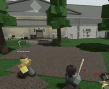 a screenshot of a video game with kaliya servosha and ekaterilla visible