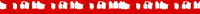 a red background with a row of white lines on it