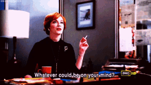 Whatever Could Be On Your Mind? GIF - Mad Men Joan Hollaway Christina Hendricks GIFs