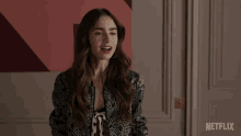 Thats Great Lily Collins GIF - Thats Great Lily Collins Emily Cooper GIFs