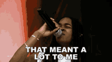 That Meant A Lot To Me Koffee GIF - That Meant A Lot To Me Koffee Coachella GIFs