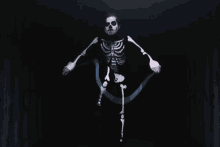Tardigrade Inferno Skeleton GIF - Tardigrade Inferno Skeleton Jump Rope GIFs