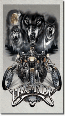 Wolves Motorcycle GIF