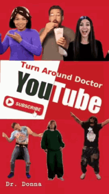 you tube turn around doctor dance subscribe