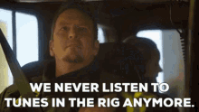 Station19 Captain Beckett GIF - Station19 Captain Beckett We Never Listen To Tunes In The Rig Anymore GIFs