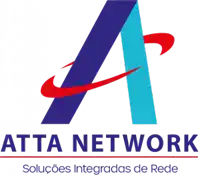 a logo for atta network with a blue letter a