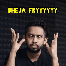 digital pratik bheja fry funny face hindi gif pratik