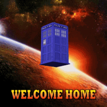 Welcome Home Tardis GIF - Welcome Home Tardis Dr Who GIFs