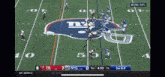 a football game is being played between the new york giants and the tb