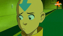a cartoon character with a nickelodeon logo in the corner