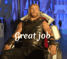 Great Job Thor GIF - Great Job Thor Chris Hemsworth GIFs