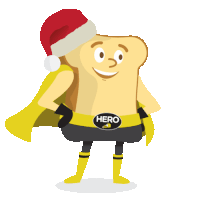 Heroloaf Hero Loaf Sticker - Heroloaf Hero Loaf Hero Mascot Stickers