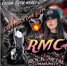 greetings one guts rmc rock metal community logo