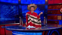 Stephen Colbert Poncho GIF