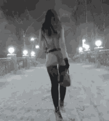 snow winter walk skirts shorts