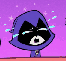 Raven Crying GIF - Raven Crying Teen Titans Go GIFs