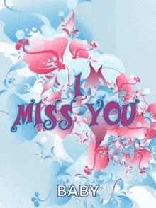 I Miss You Flowers GIF