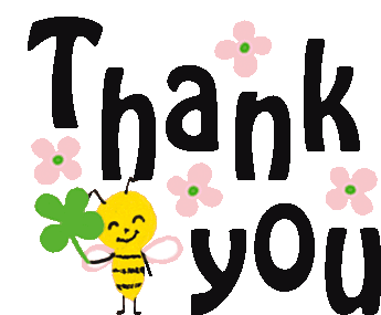 Thank You Bee Sticker - Thank You Bee Stickers