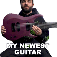 My Newest Guitar Andrew Baena Sticker - My Newest Guitar Andrew Baena I Just Bought This Guitar Stickers