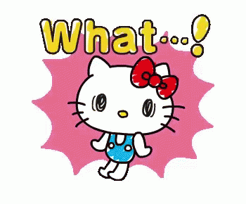 Red Hello Kitty Sticker - Red Hello Kitty Sanrio - Discover & Share GIFs